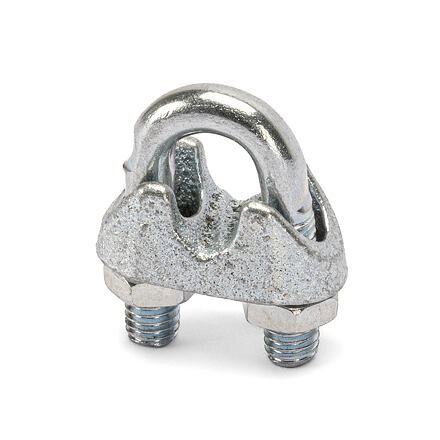 DIN 741 troses skava, 13x55 mm M10, ZB - Iepakojums 25 gab.