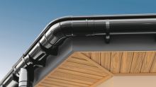 BRYZA jumta perforēta griestu plastmasas plāksne, garums 3M, platums 305 mm, Balta RAL 9010 (3)