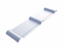 PREFA pamatnes josla locītām dakstiņām, īsa, 600 x 150 mm
